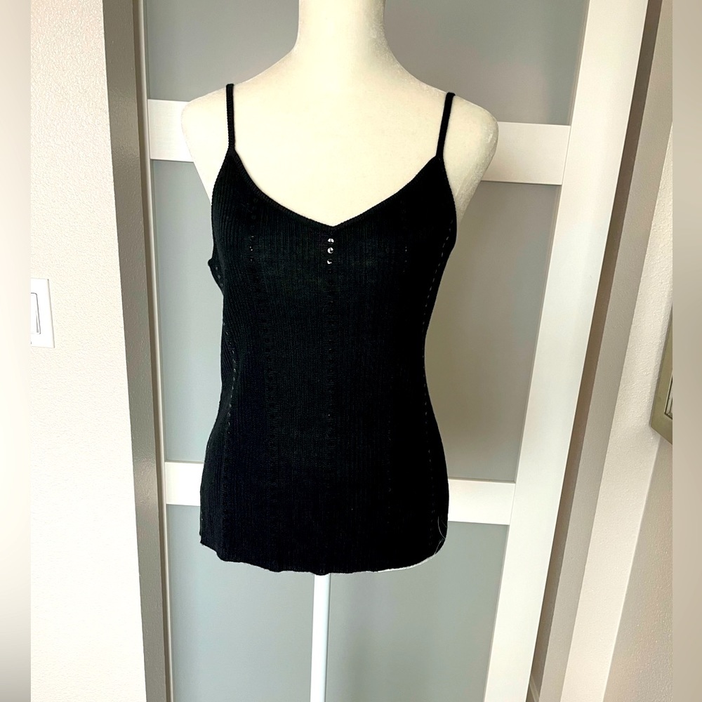 Ziani Couture Black Tank Top